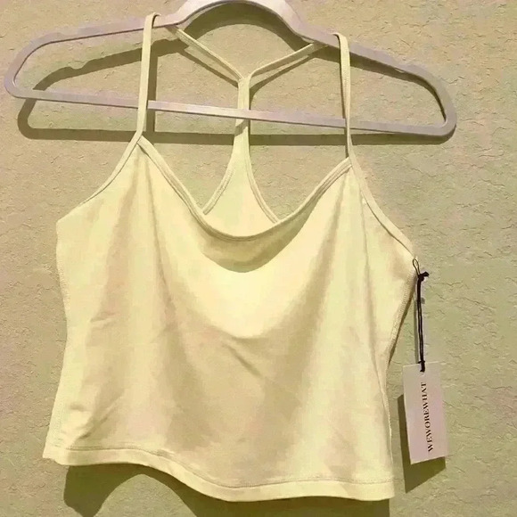 NWT WEWOREWHAT RACERBACK TANK
SOLID
ZUV OPTIC WHITE Sz M MSRP$78 Soft! - Picture 1 of 4